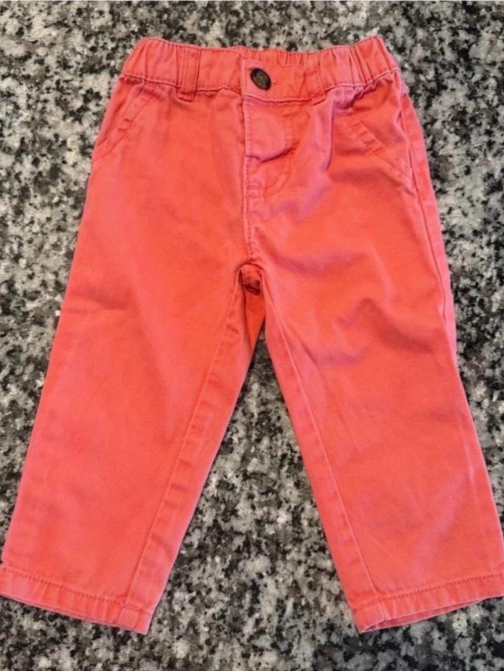 Carter's Coral Pull-On Chino Pants
